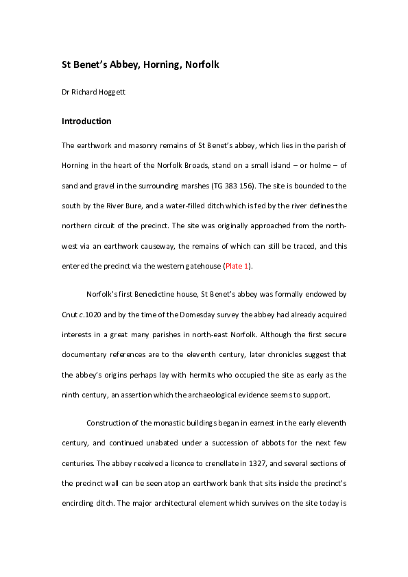 St Benet's Abbey, Norfolk (2013)