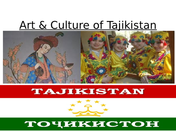(PPT) tajikistan culture