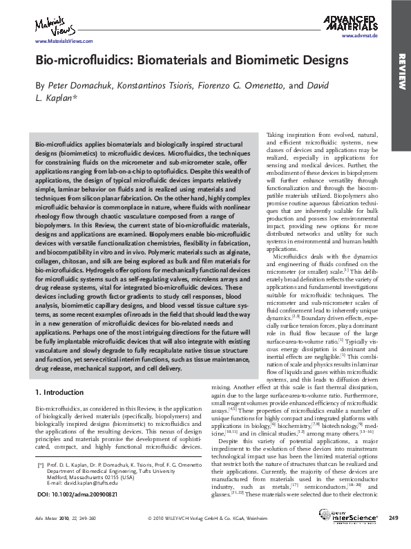 Medical biomaterials image