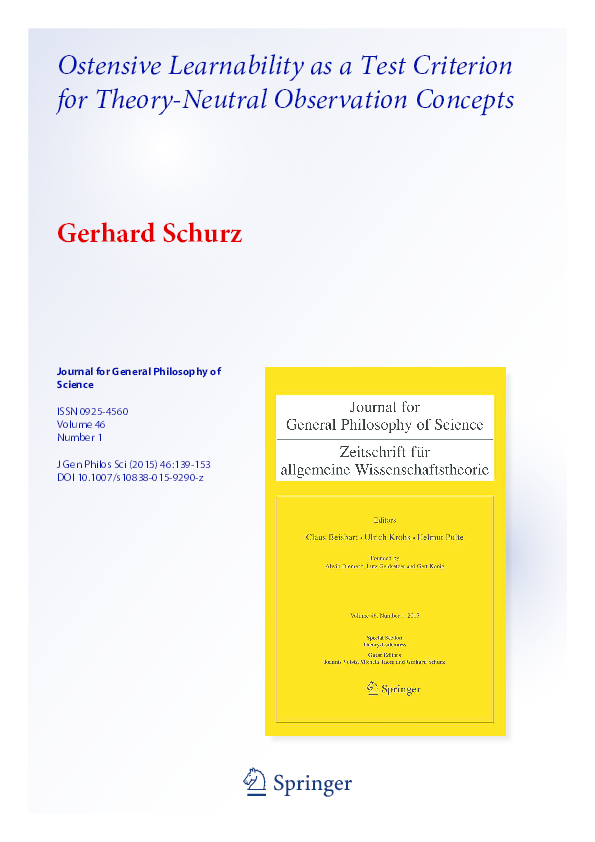 (PDF) 2015: Ostensive Learnability as a Test Criterion for Theory ...