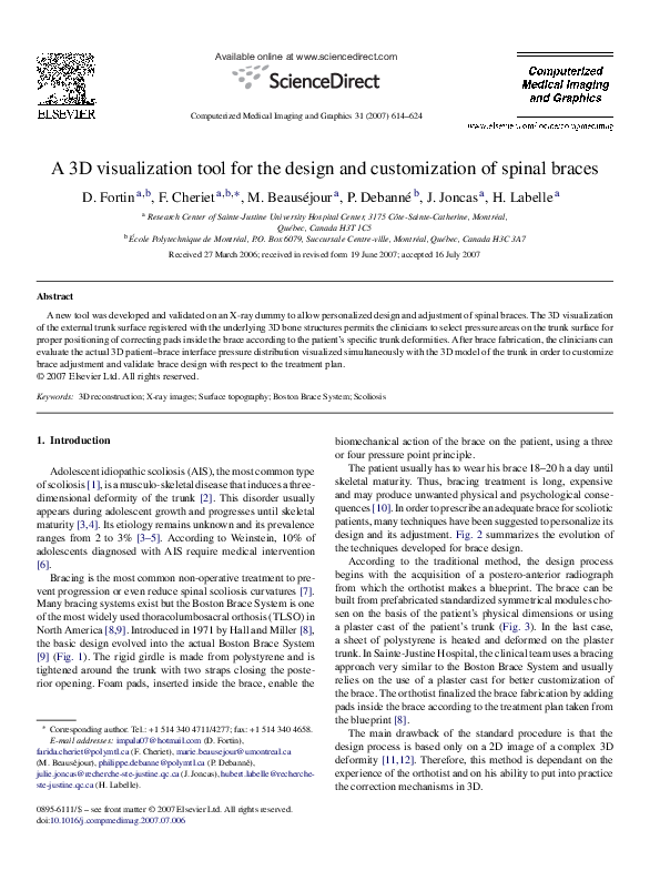 (PDF) A 3D visualization tool for the design and customization of