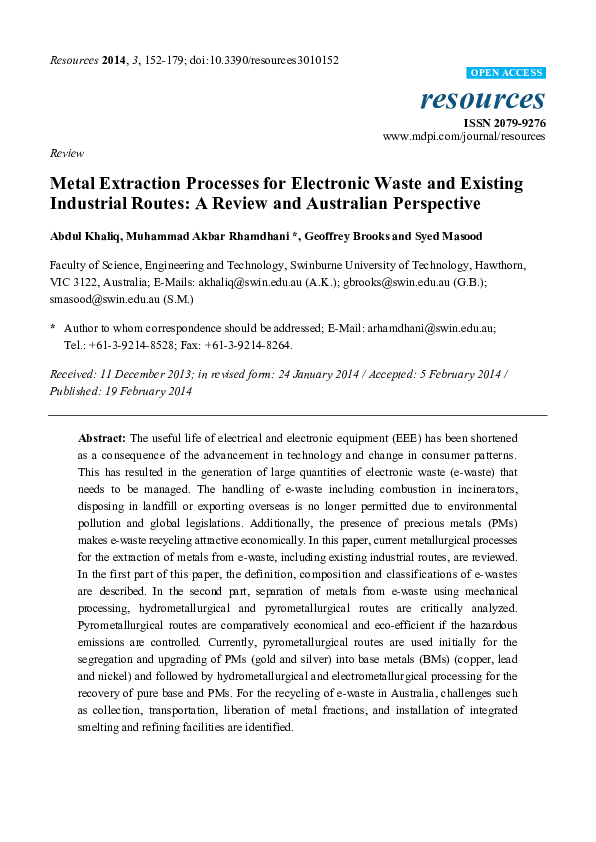 Metal extraction essay 05 image