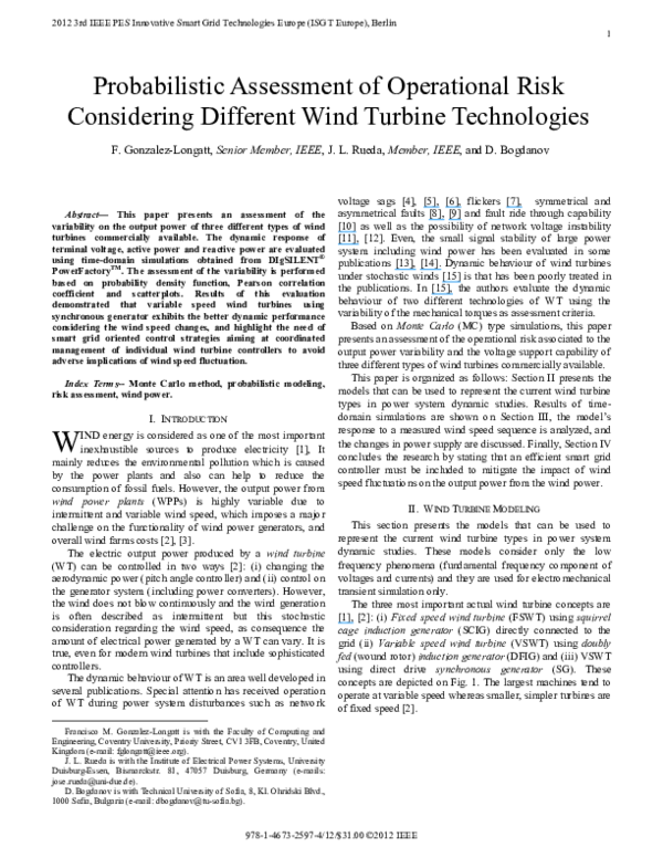 (PDF) Probabilistic assessment of operational risk considering ...