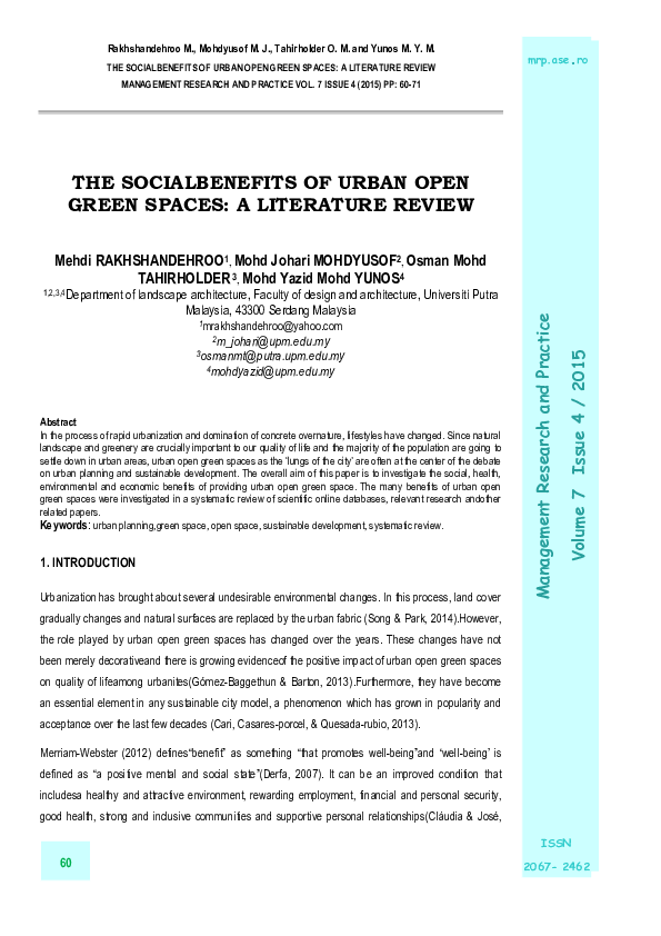 Literature review on parking space picture