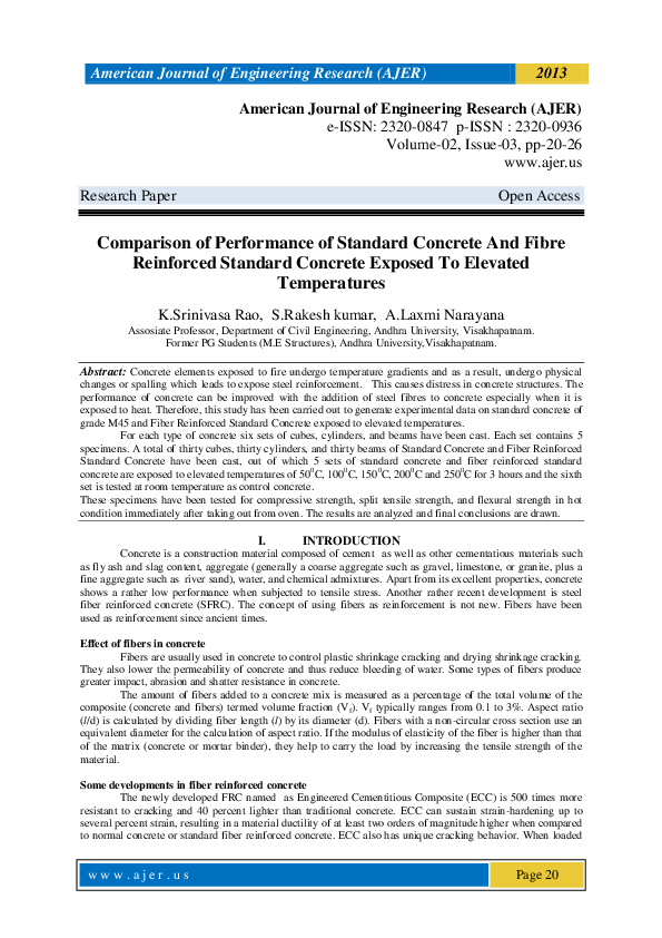 (PDF) Comparison of performance of std n FRC