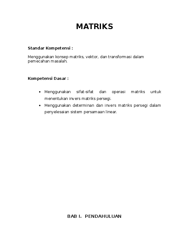 (DOC) Matriks