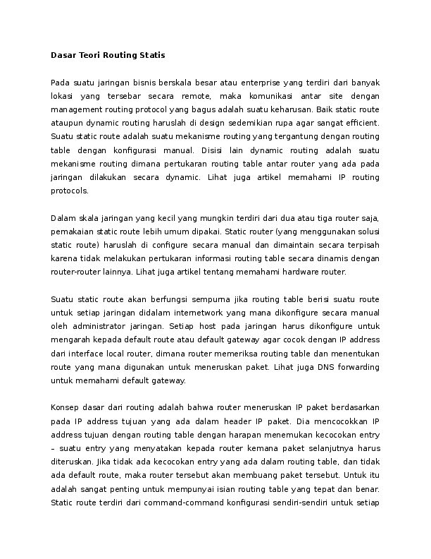 Contoh soal essay routing dinamis 04 picture