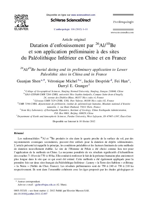 datation cosmogénique