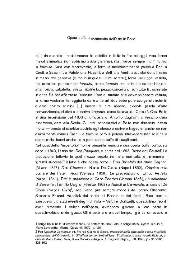 Opera buffa characteristics picture