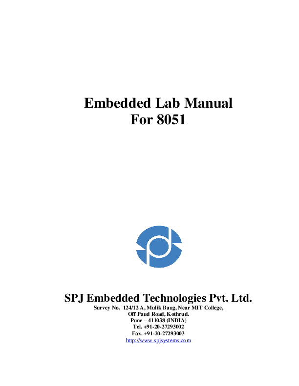 (PDF) Embedded Lab Manual 8051 New basava raju Academia.edu