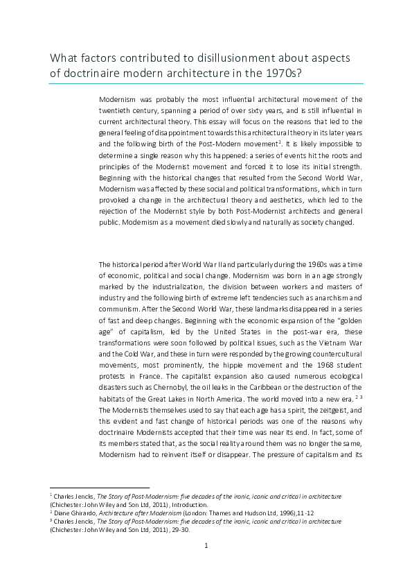 (PDF) What factors contributed to disillusionment about aspects of