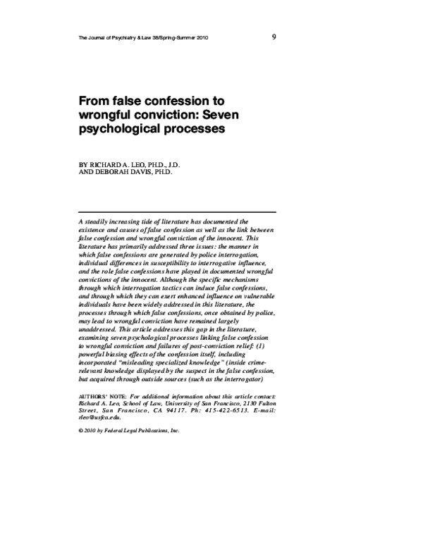 False confession essay 08 image