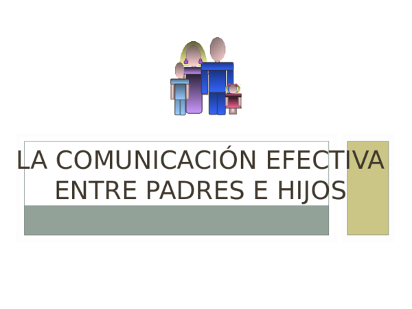 (PPT) Comunicacion efectiva entre padres e hijos