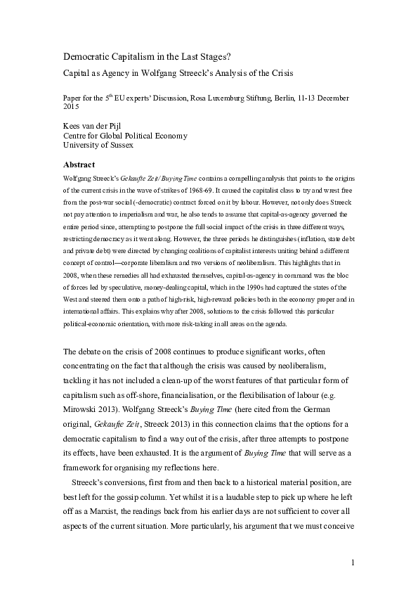 Capitalism is anti democratic picture