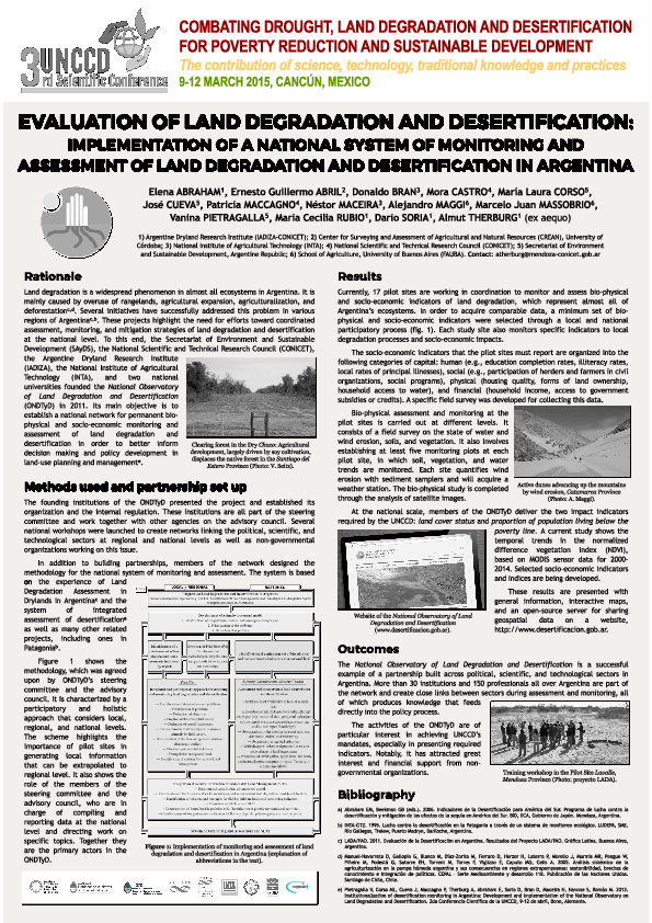 (PDF) EVALUATION OF LAND DEGRADATION AND DESERTIFICATION ...