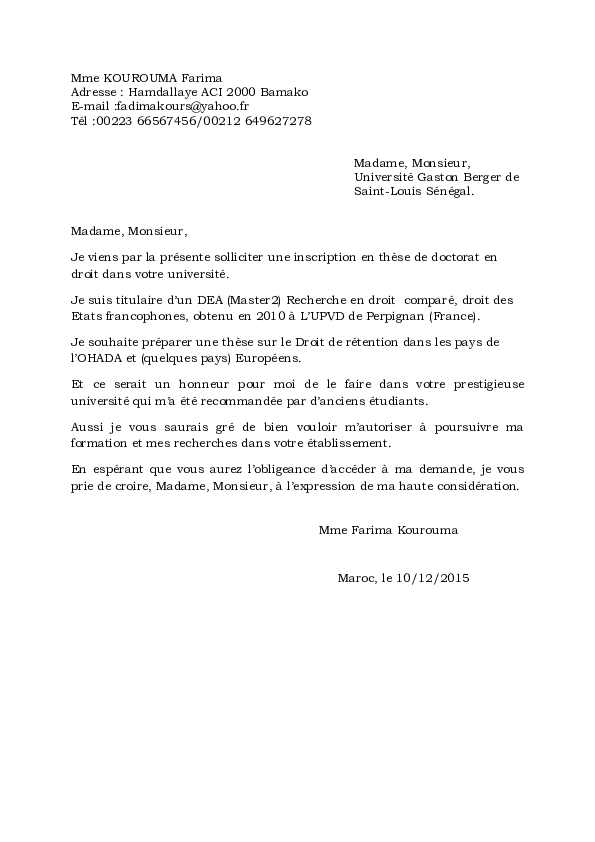 Pdf Dossier Farima K 2 Kourouma Farima Academia Edu