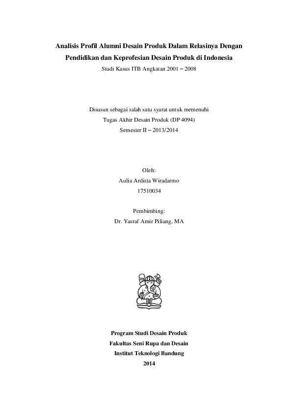 Contoh Skripsi Itb
