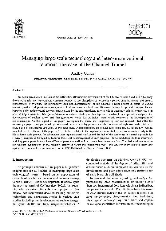 Channel tunnel essay picture
