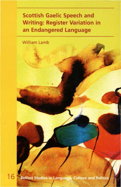 (PDF) Scottish Gaelic Speech and Writing: Register Variation in an ...