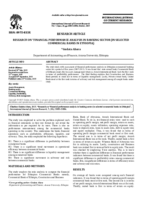 A study on financial performance analysis pdf picture