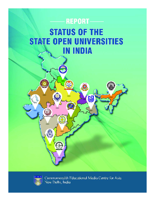 (PDF) Status Report on State Open Universities in India - 2015