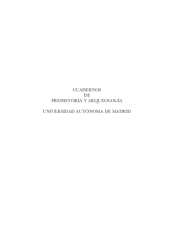 [con A. Pérez Rubio y E. García Riaza] "Fronteras y agregaciones políticas en Celtiberia: datos para un debate", CuPAUAM, 41, 2015, pp.69-85