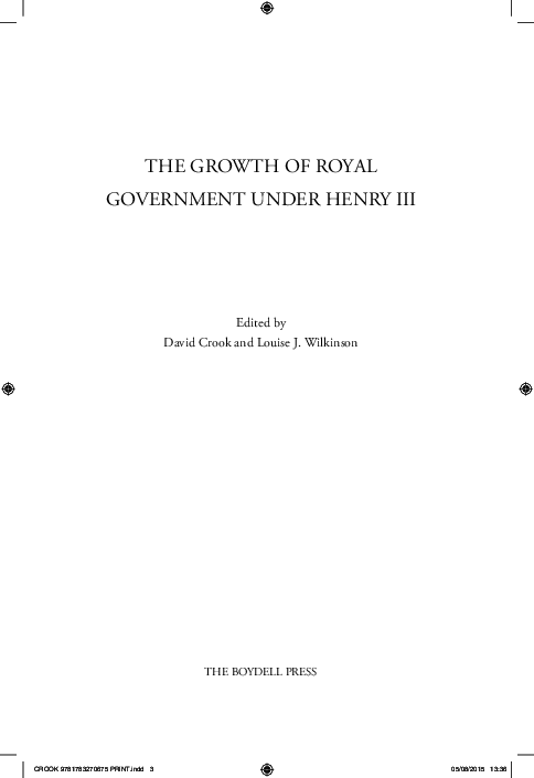 Auditing and Enrolment in Thirteenth-Century Scotland