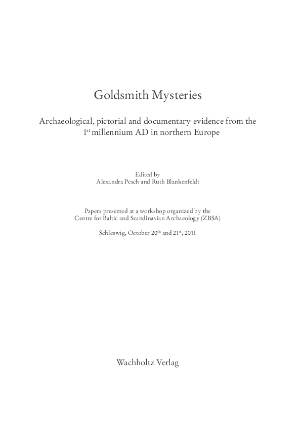 Late Roman and Migration Period sites in southern Scandinavia with archaeological evidence of the activity of gold and silver smiths