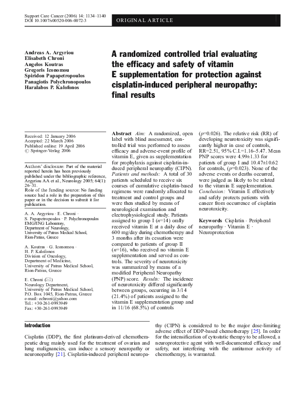 (PDF) A randomized controlled trial evaluating the efficacy and safety ...