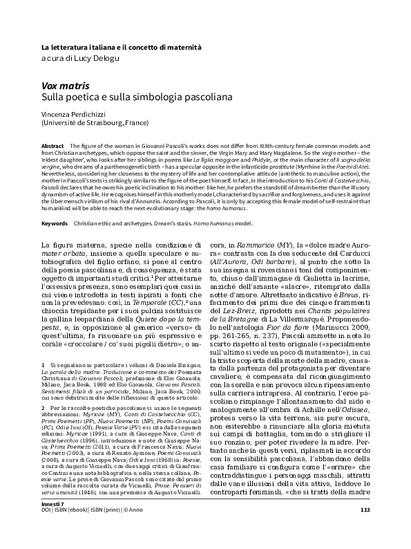 Poesia Breus Di Giovanni Pascoli Testo