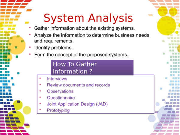 (PPT) System Analysis