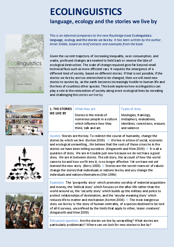 Ecolinguistics slideshare image