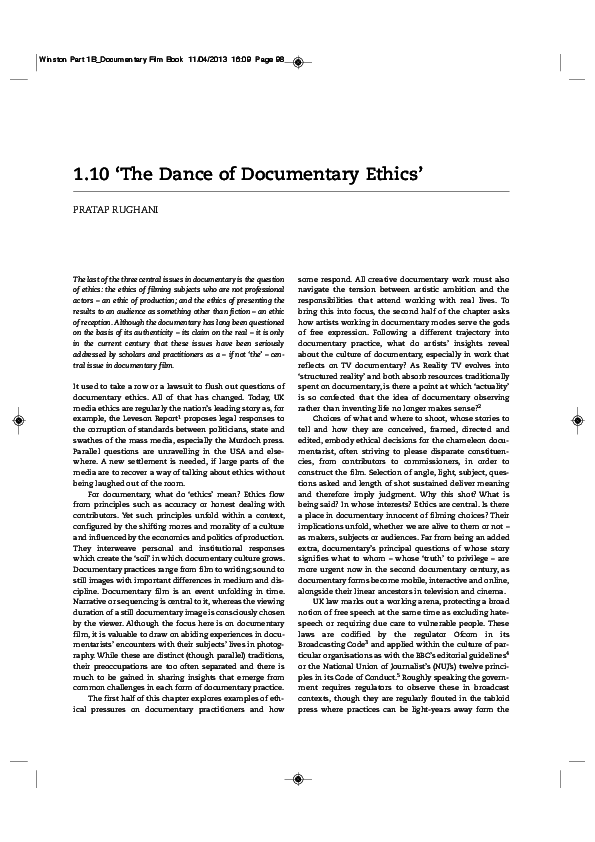 Principles of documentary filmmaking image