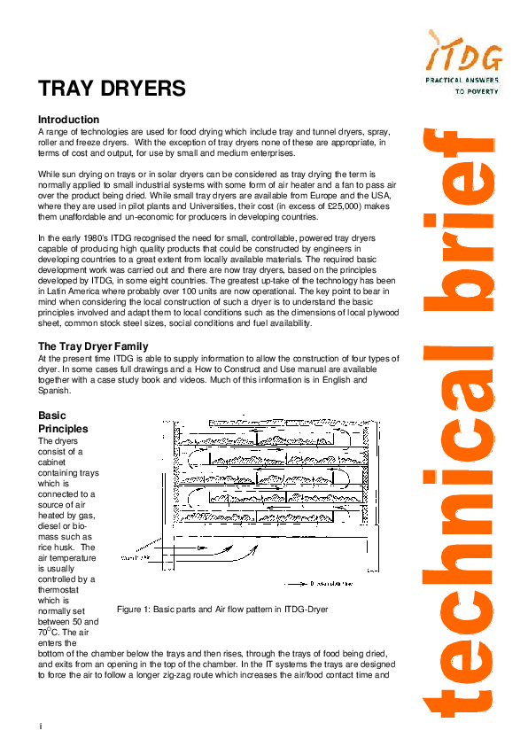(PDF) Tray dryers Abadee Qandee Academia.edu