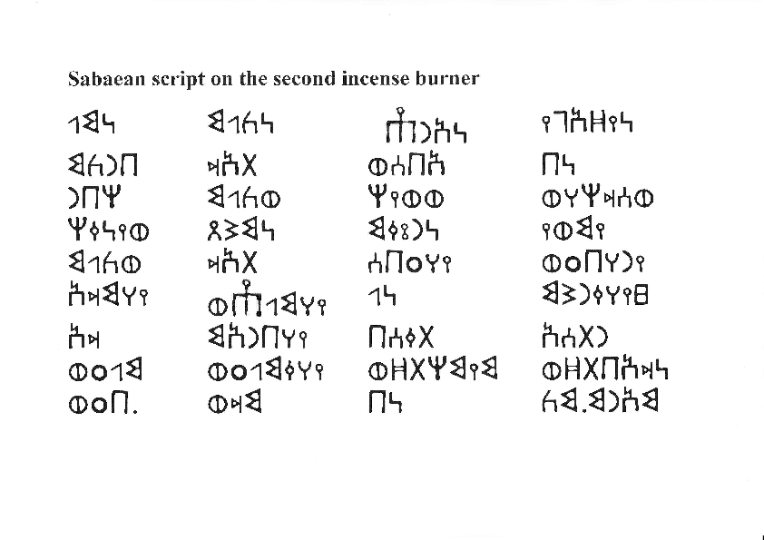 (PDF) Second Sabaean Inscription at Adi Kaweh ca 800 BC mentioning Hebrew