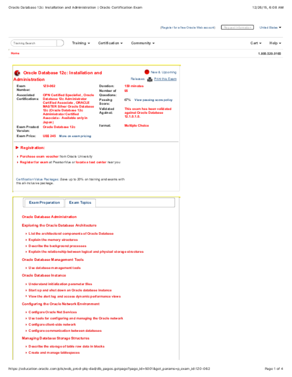 Oracle training essay image
