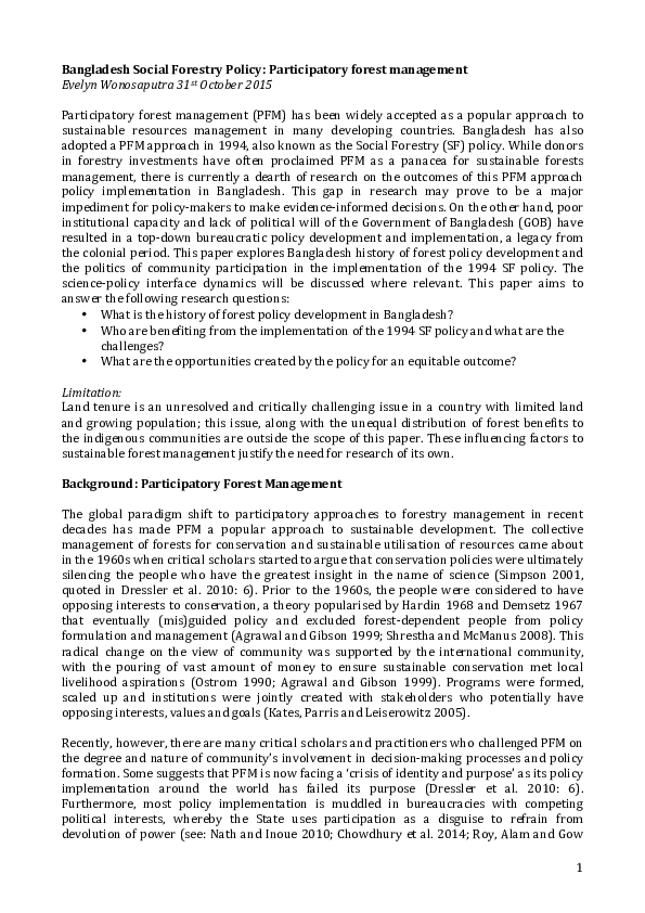 Social forestry ppt image