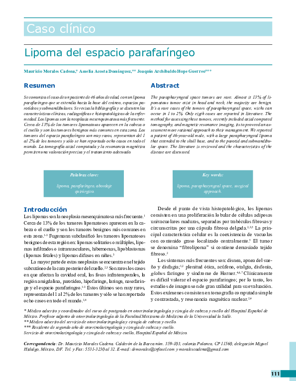 lipoma en cara pdf lipoma en cara pdf