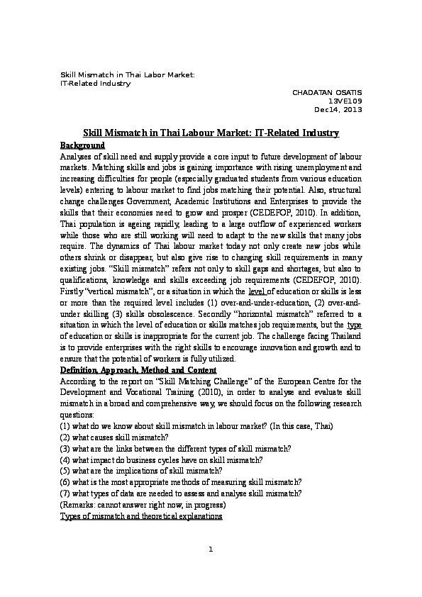 Example of job mismatch in the philippines picture