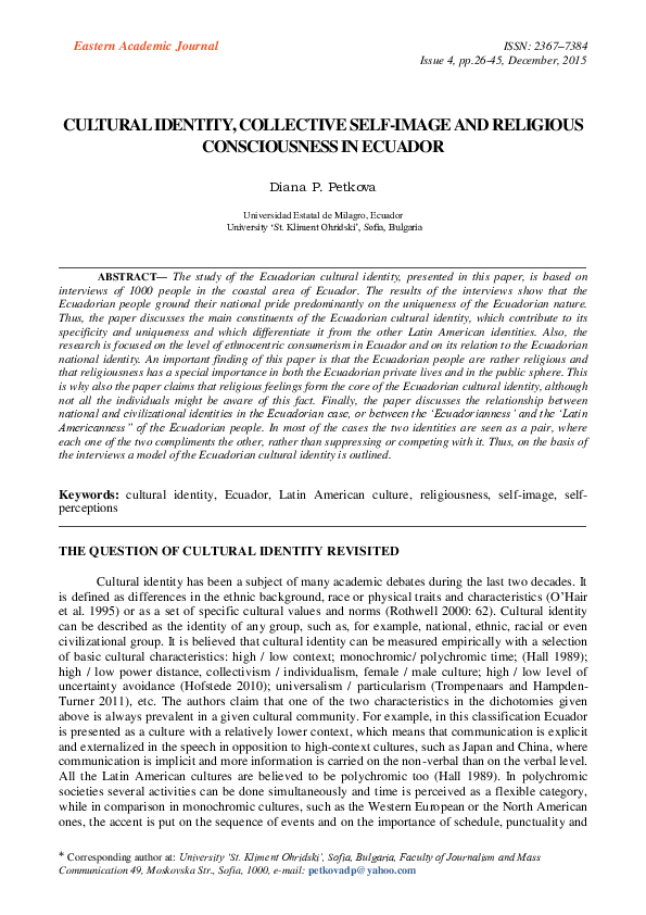 Collective self essay picture