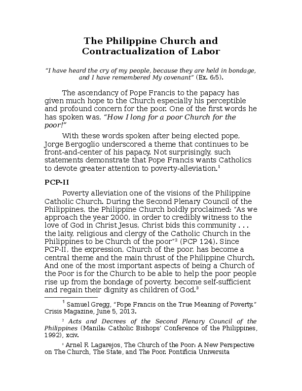 Debate about contractualization picture