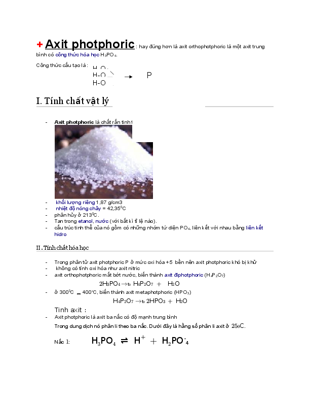 First page of “Axit photphoric”