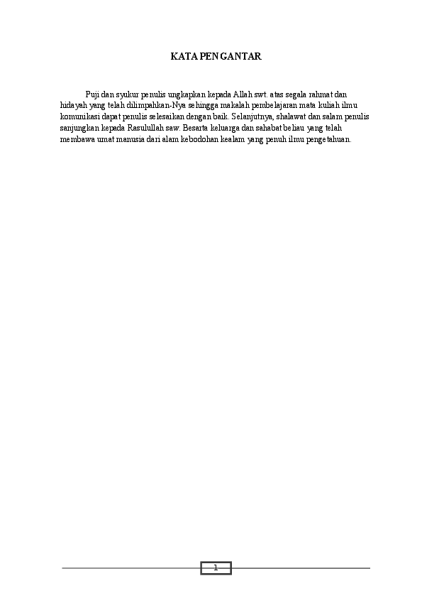 Doc Makalah Komunikasi Intrapersonal Syarifah Fadhlun Zuhdi Academia Edu