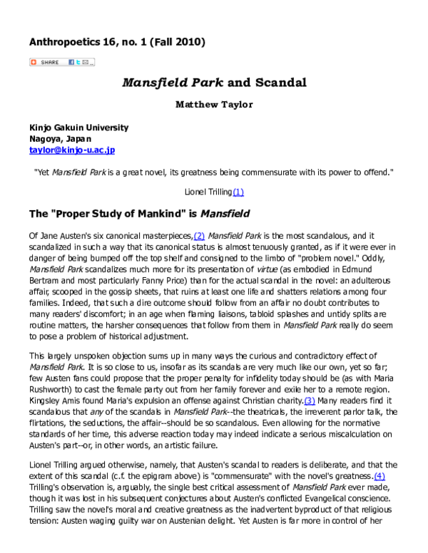 Mansfield park film picture