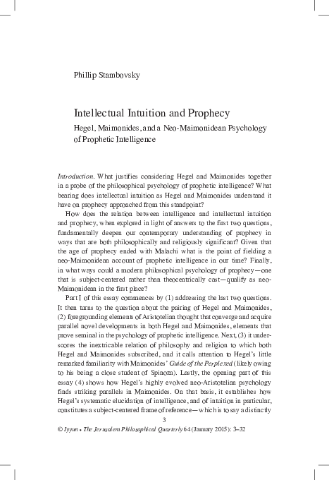 The role of intuition in philosophy image