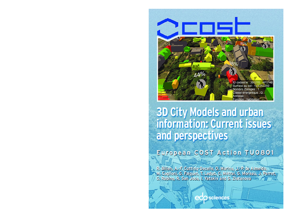 (PDF) 3D City Models and urban information: Current issues and perspectives