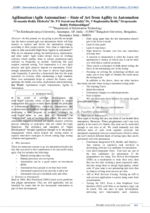 (PDF) Agilimation (Agile Automation) - State of Art from Agility to ...