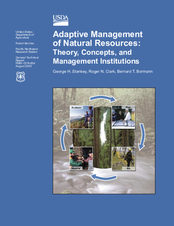 (PDF) Adaptive management of natural resources: theory, concepts, and ...