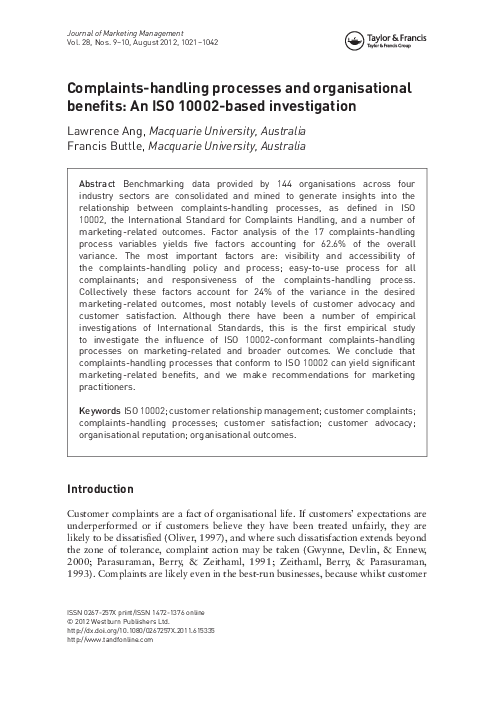 Guest complaint handling image