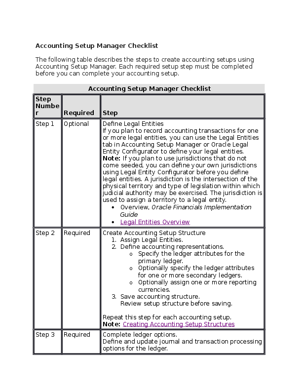 (DOC) R12 Setup check list